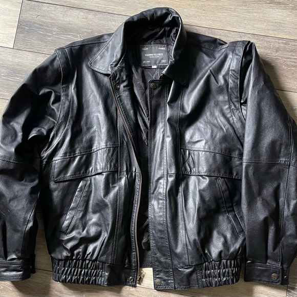 Italian leather jacket - Picture 3 of 5